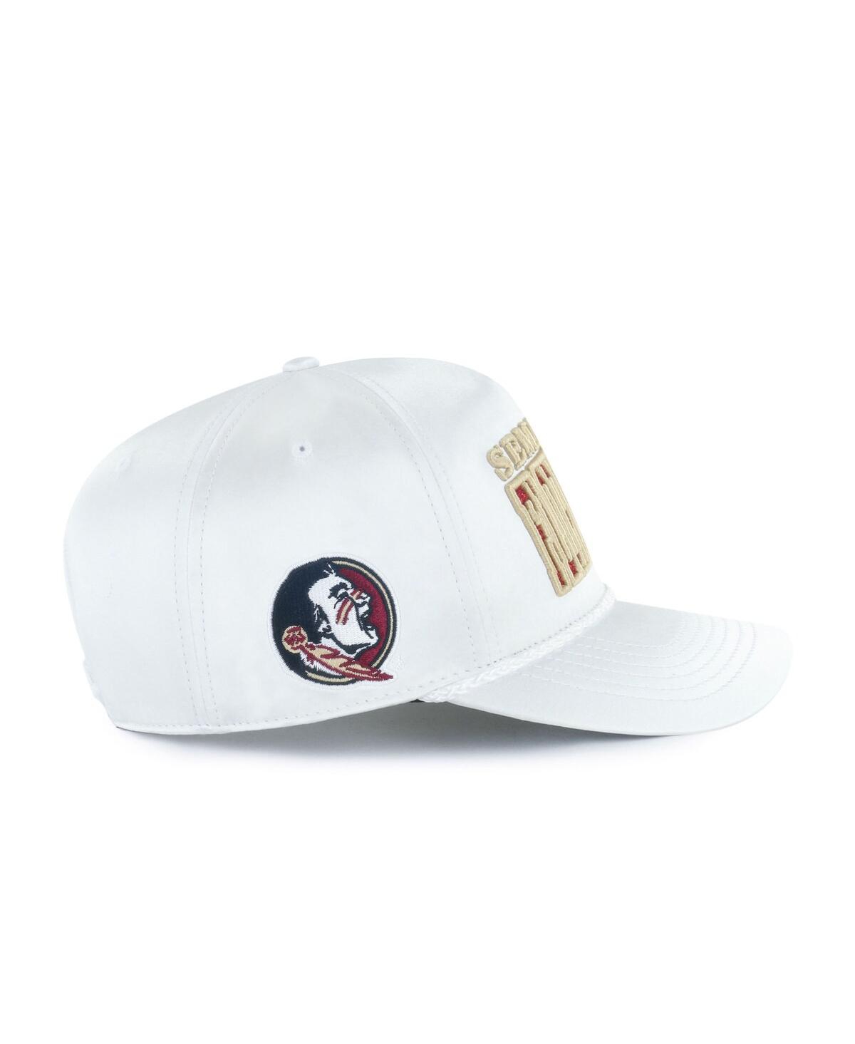 47 Brand Women's White Florida State Seminoles Outspoken Hitch Adjustable Hat In White