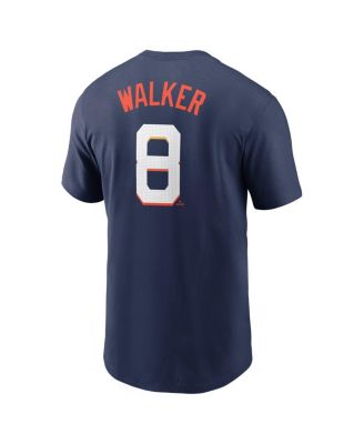 Men's Christian Walker Navy Houston Astros 2025 City Connect Fuse Name Number T-Shirt