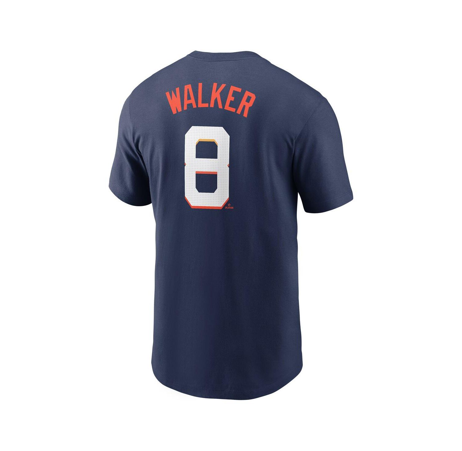 Men's Christian Walker Navy Houston Astros 2025 City Connect Fuse Name & Number T-Shirt