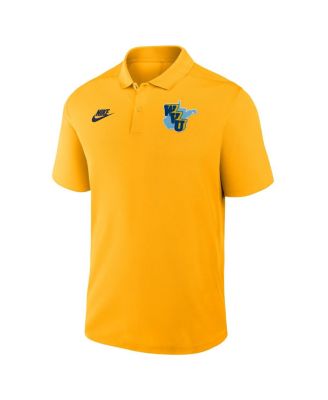 Men's Gold West Virginia Mountaineers Vault Victory Dri-FIT Polo Shirt