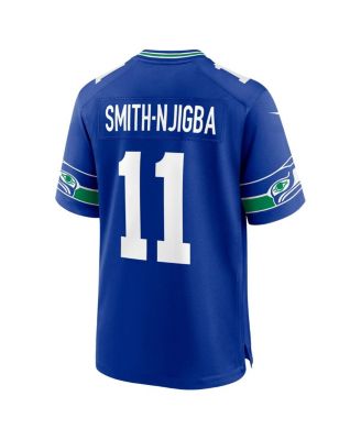 Men's Jaxon Smith-Njigba Royal Seattle Seahawks Alternate 2 50th Season Game Jersey