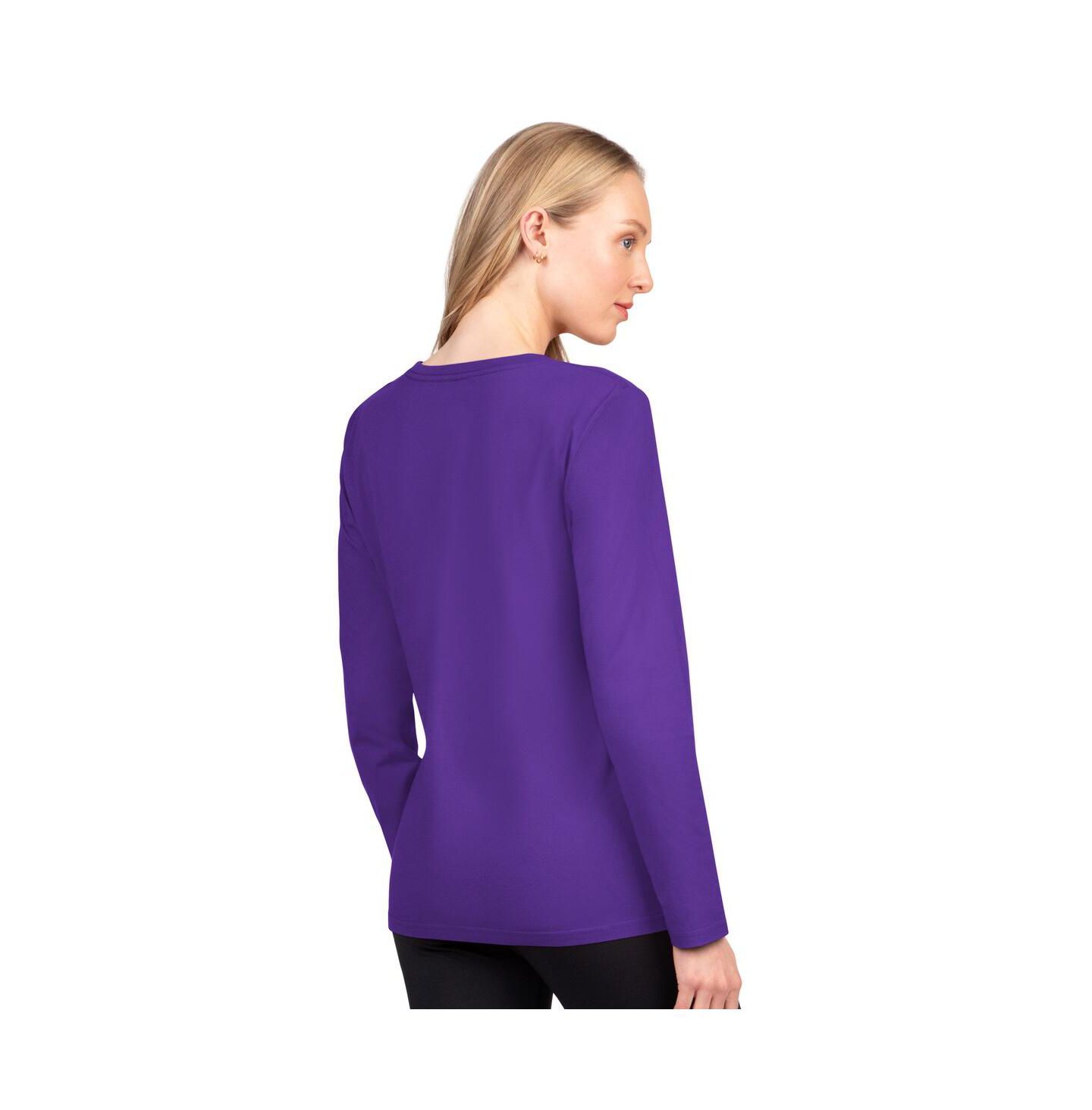 Женская футболка G-III 4Her by Carl Banks Purple Minnesota Vikings Best Play Long Sleeve — фото 2
