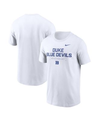 Nike - Men's White Duke Blue Devils 2025 Courtside Basketball Performance T-shirt