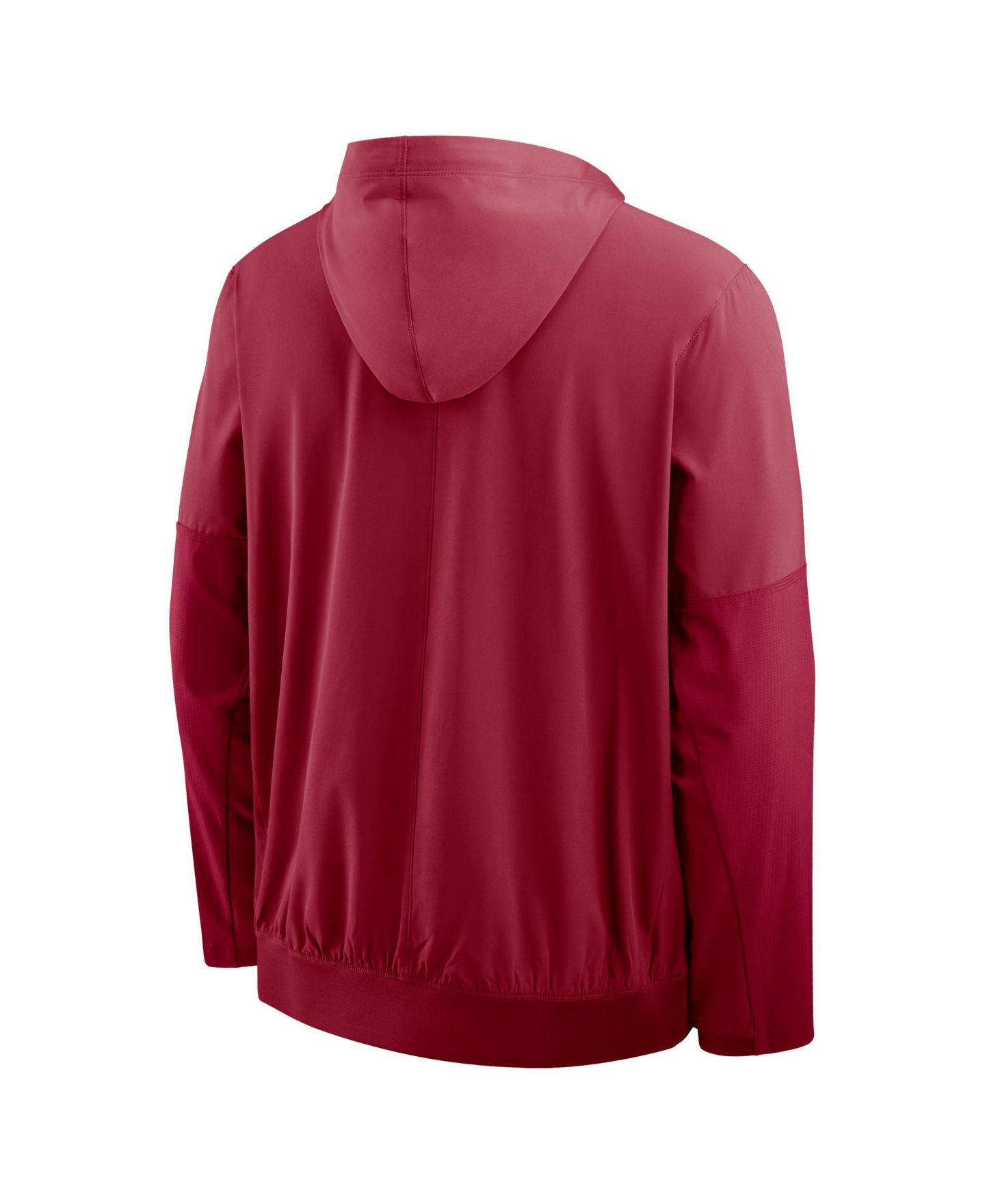 Мужская куртка Nike Crimson Oklahoma Sooners Anorak Half-Zip Hoodie Jacket — фото 3