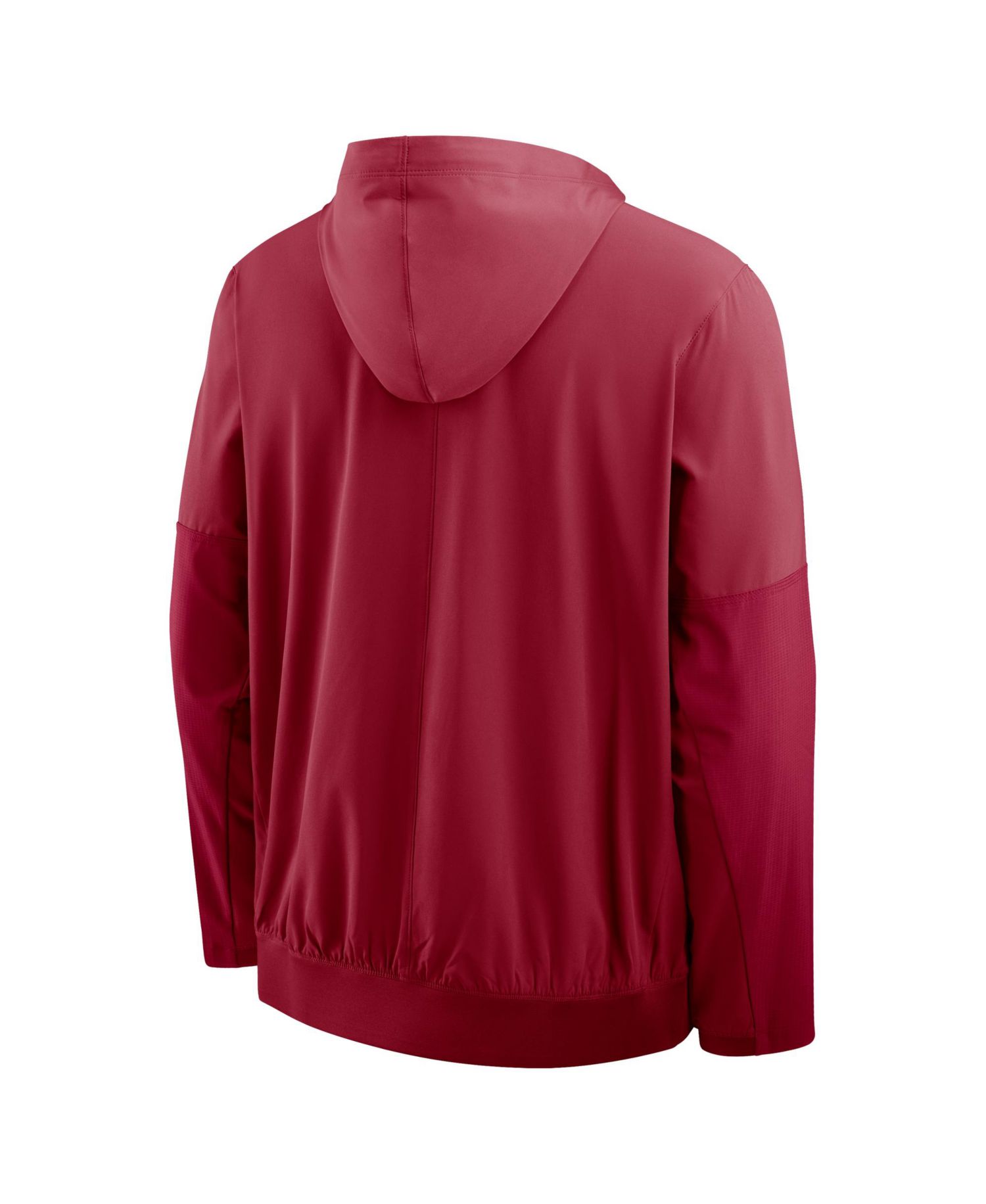 Men's Crimson Oklahoma Sooners Anorak Half-Zip Hoodie Jacket