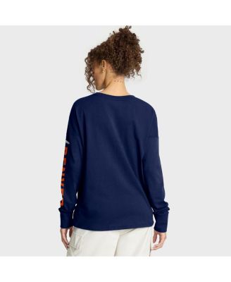 Women's Navy Denver Broncos Hometown Legacy Long Sleeve T-Shirt
