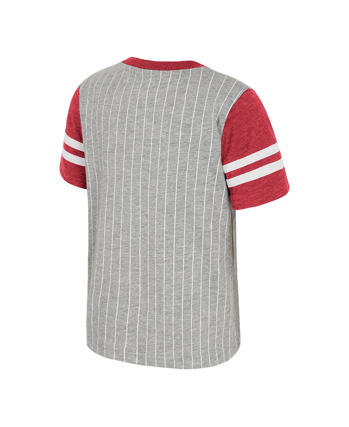 Colosseum Toddler Heather Gray Alabama Crimson Tide Airball T-shirt In Gray