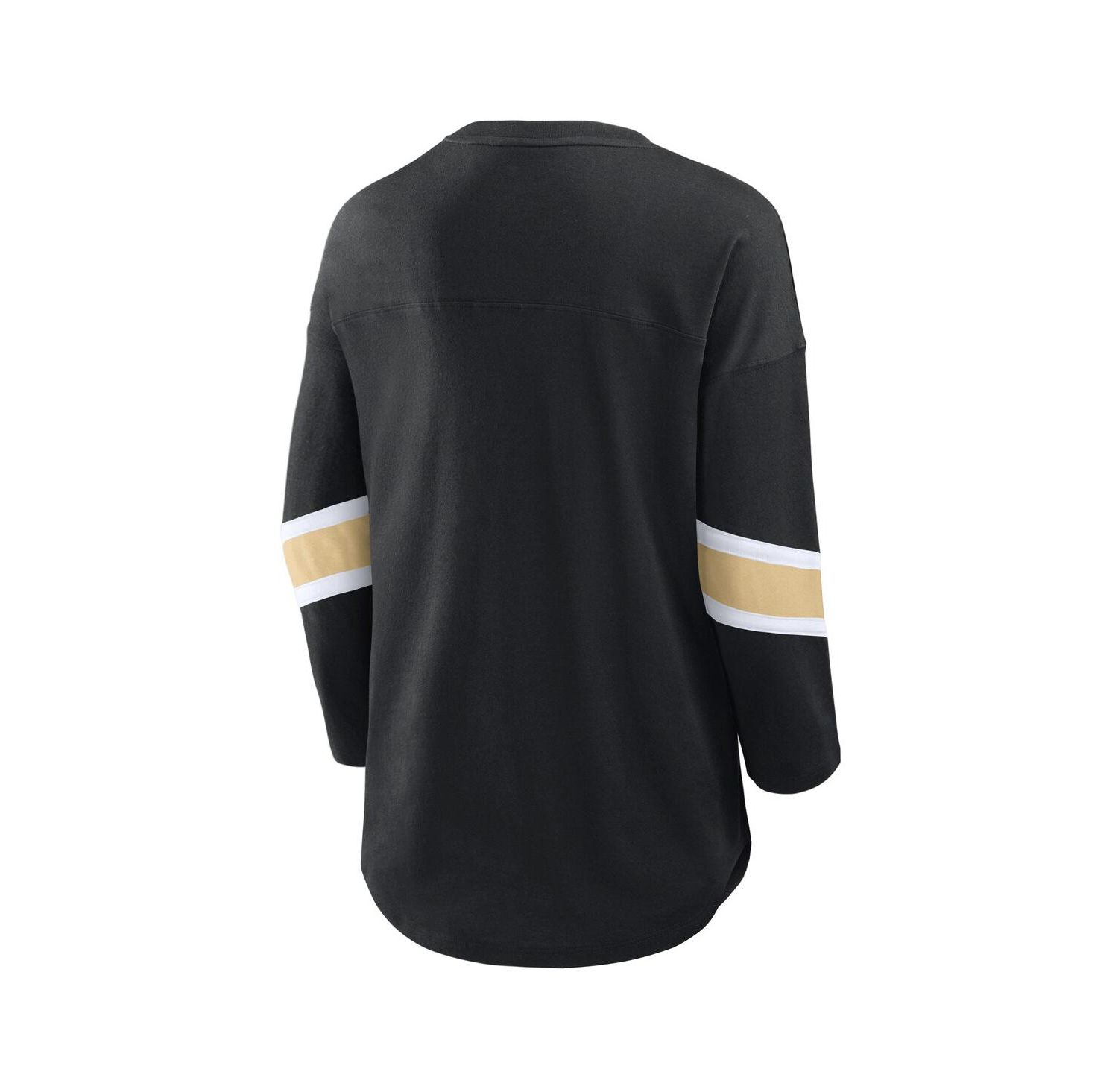 Women's Black New Orleans Saints Redzone 3/4-Sleeve T-Shirt