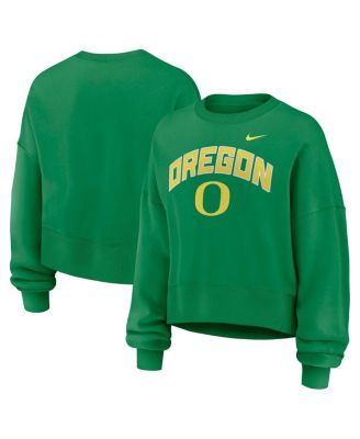 Nike - Women's Green Oregon Ducks Oversized Phoenix Arch Pullover Sweatshirt