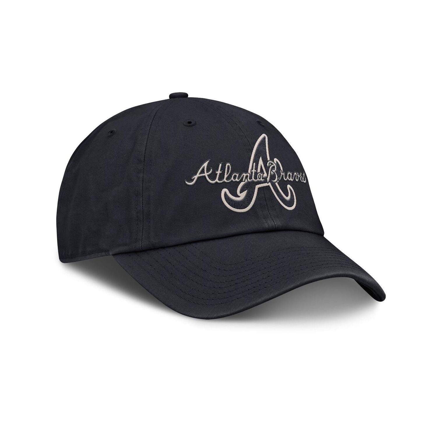 Men's Navy Atlanta Braves Statement Club Adjustable Hat