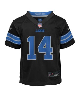 Preschool Amon-Ra St. Brown Black Detroit Lions Alternate Player Game Jersey