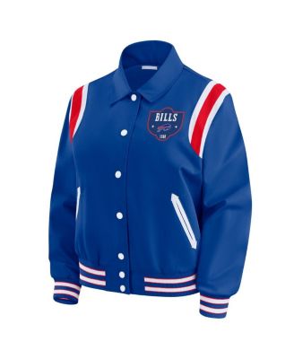 Women's Royal Buffalo Bills Varsity Lightweight Full-Snap Jacket