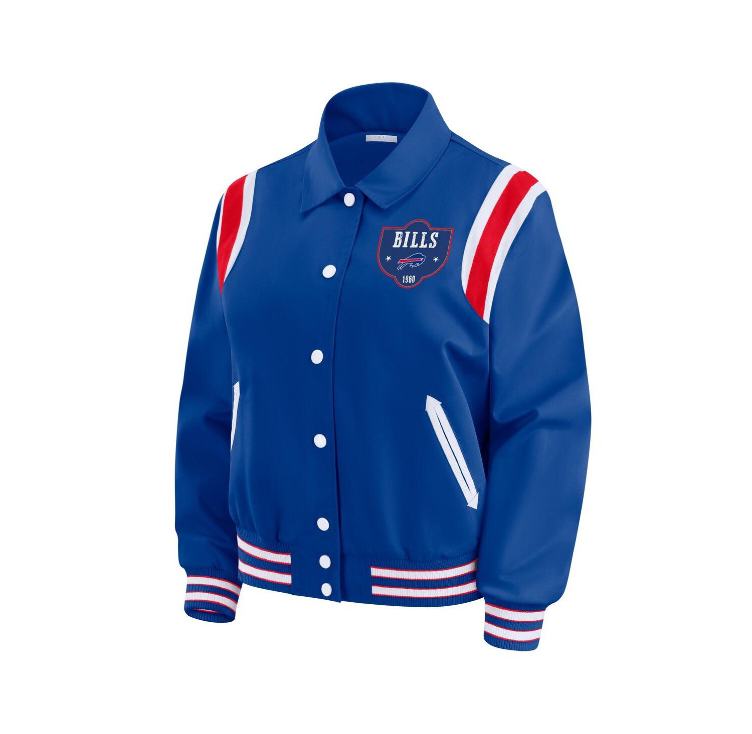Women's Royal Buffalo Bills Varsity Lightweight Full-Snap Jacket