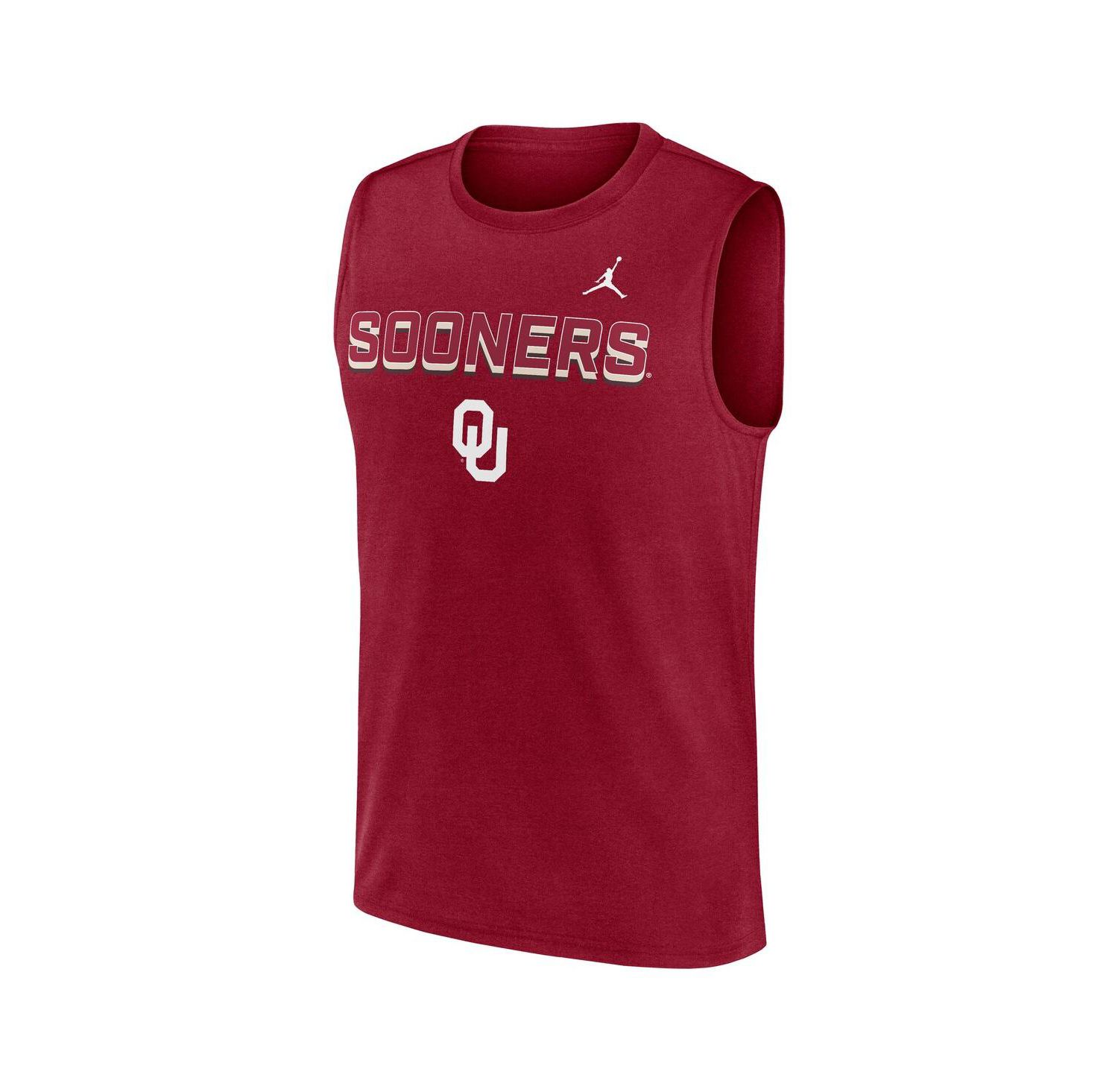 Men's Crimson Oklahoma Sooners Primetime Tricode Legend Dri-FIT Tank Top