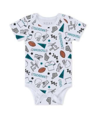 Baby Boys and Girls 3-Piece Jacksonville Jaguars Turn Me Around Bodysuits Pants Set