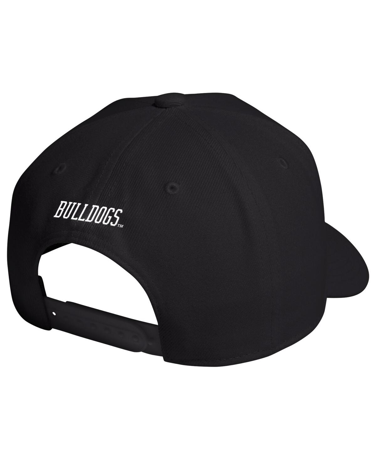 Adidas Originals Men's And Women's Black Mississippi State Bulldogs Blackout A-frame Adjustable Hat In Black