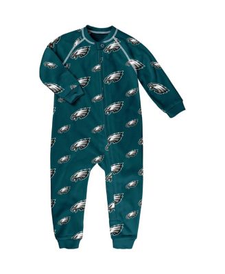 Outerstuff - Toddler Green Philadelphia Eagles Allover Print Raglan Full-Zip Jumper