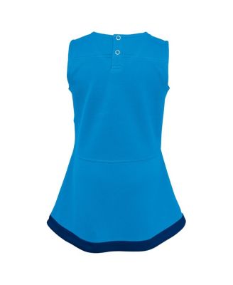 Girls Toddler 2-Piece Carolina Blue North Carolina Tar Heels Cheer Captain Dress Bloomers Set