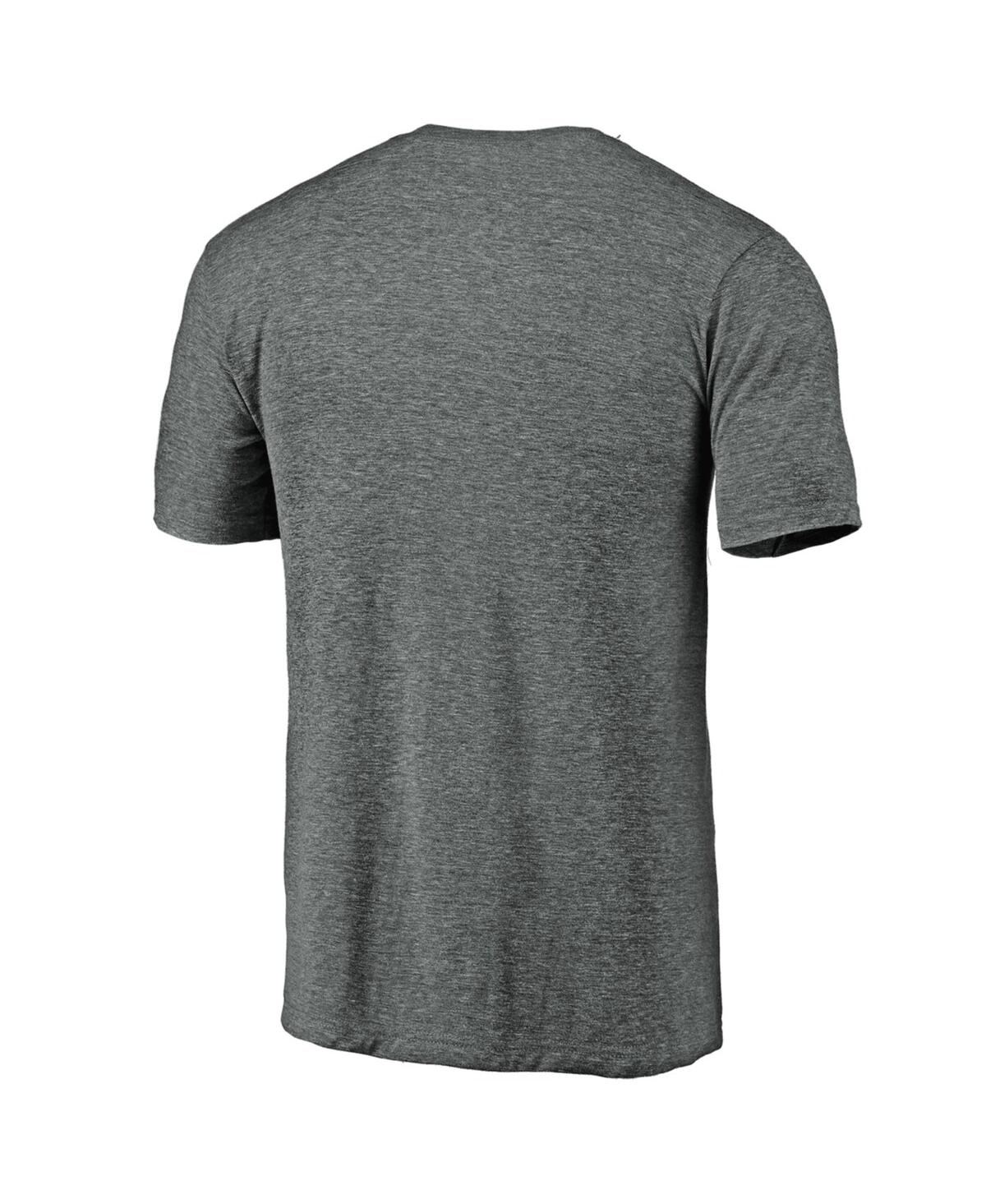 Fanatics Mto Label Men's Heather Gray Oklahoma Sooners Arched City Tri-blend T-shirt In Gray