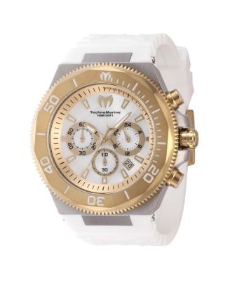 Men's TM-222077 Manta Quartz Chronograph Gold, White