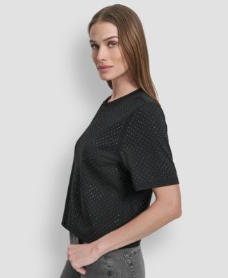 Women's Embellished Crewneck Top