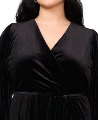 Plus Size Fit and Flare Maxi Dress