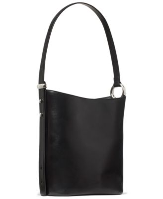 Halo Medium Smooth Leather Bucket Bag