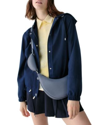 Duo Small Pebbled Leather Crossbody Bag