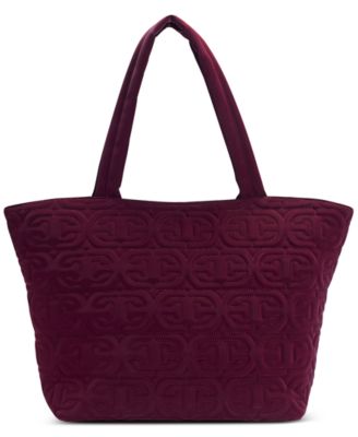 Ethyl Top Zip Medium East West Tote