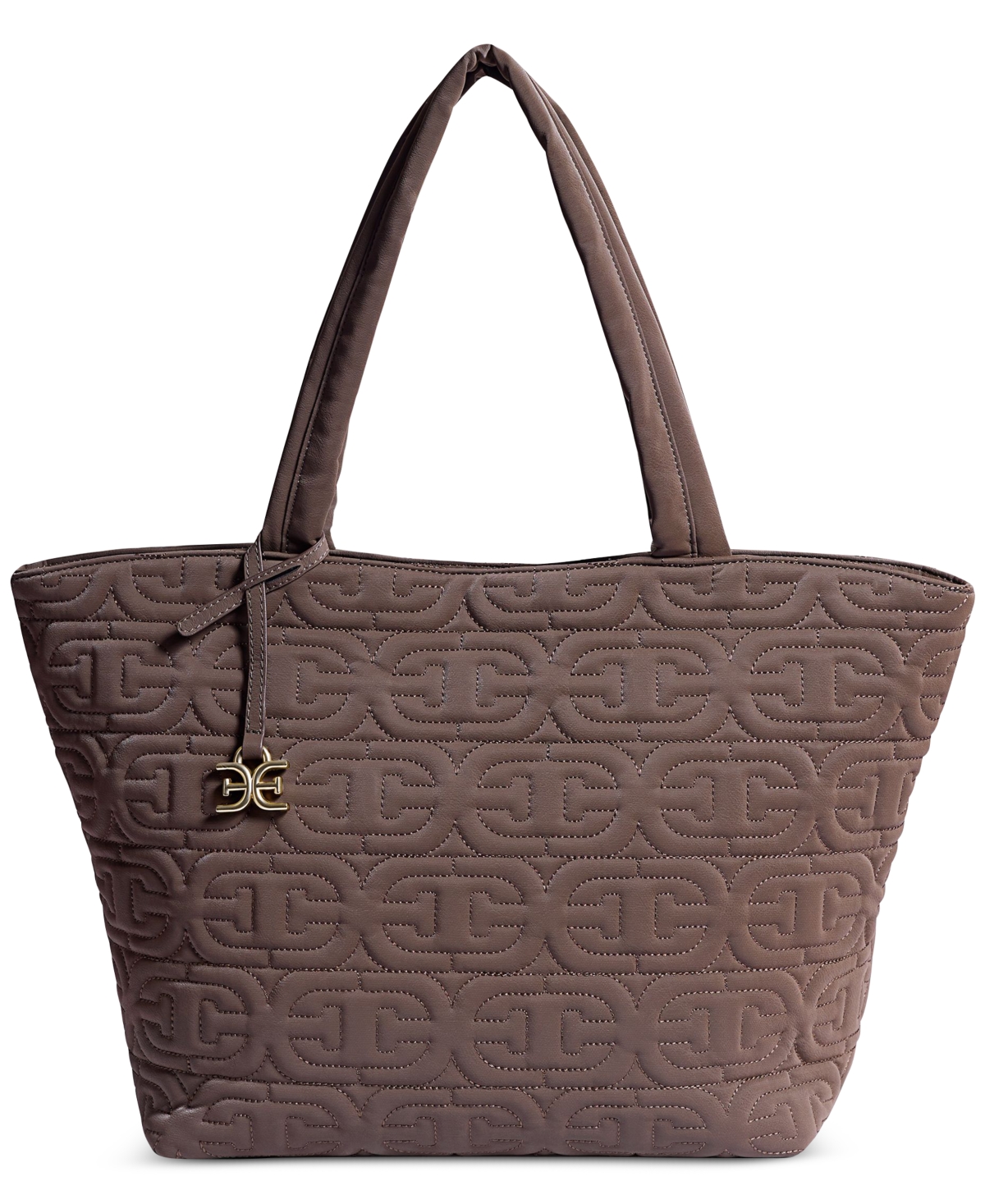 Sam Edelman East West Top Zip Tote Bag In Brown