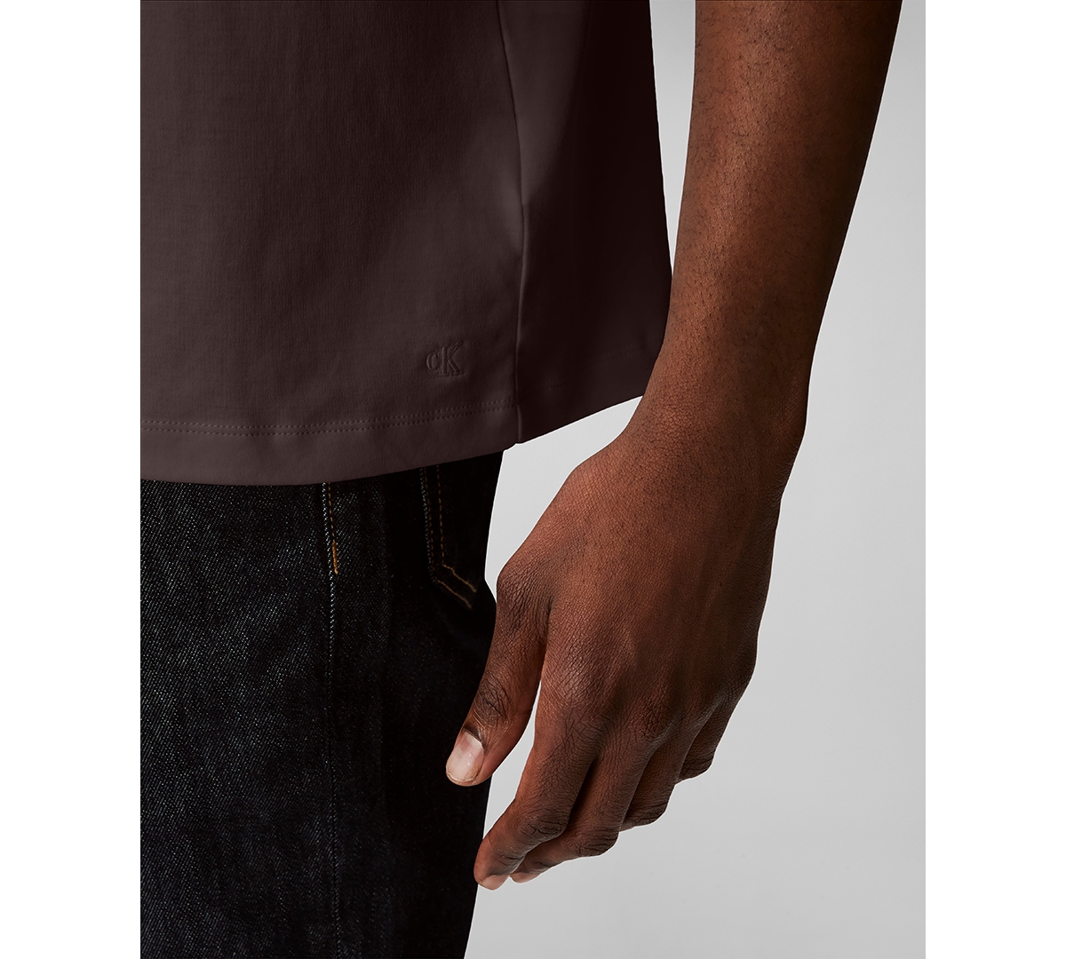Calvin Klein Men's Short Sleeve Supima Cotton Interlock T-shirt In Burgundy