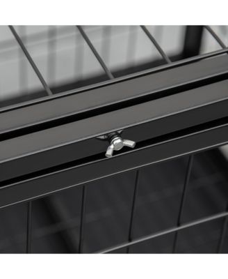 36" Heavy Duty Dog Crate, Indestructible Dog Cage Kennel,