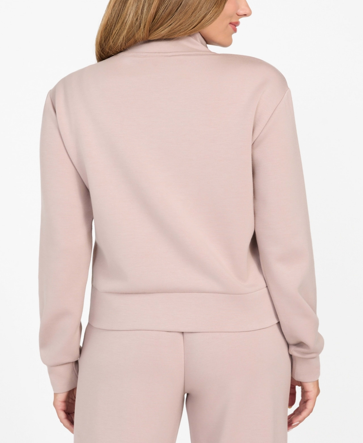 Guess Women's Gelsey Full Zip Sweatshirt In Pink
