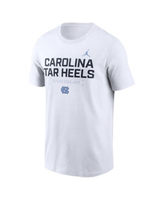 Men's White North Carolina Tar Heels 2025 Courtside Basketball Performance T-Shirt