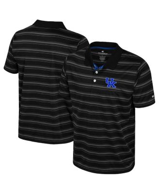 Colosseum - Men's Black Kentucky Wildcats Milk Steak Polo Shirt