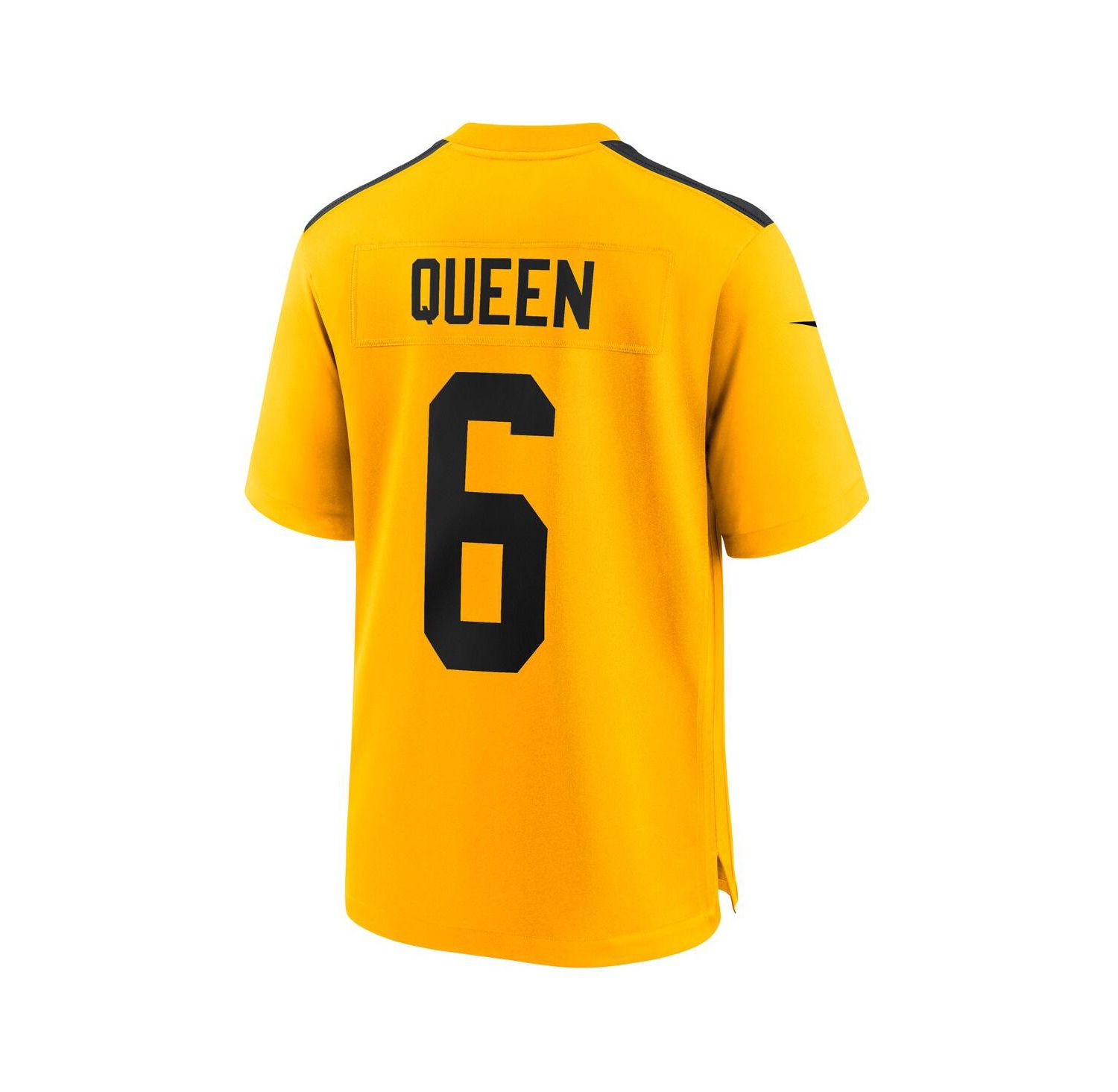 Men's Patrick Queen Gold Pittsburgh Steelers Alternate 1933 Throwback Game Jersey