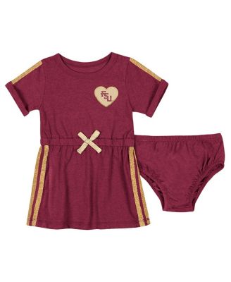 Colosseum - Baby Boys and Girls Garnet Florida State Seminoles Xur Dress and Bloomer Set