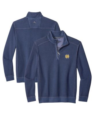 Tommy Bahama - Men's Navy Notre Dame Fighting Irish Montego Bay Half-Zip Jacket
