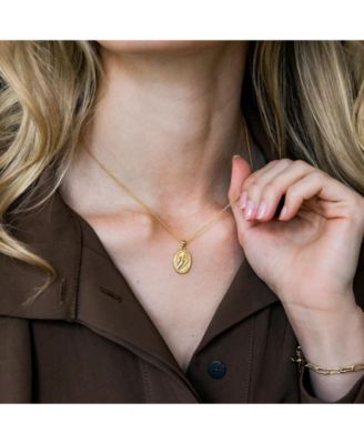 Women's Wings Necklace in Polished 14k Gold Pendant