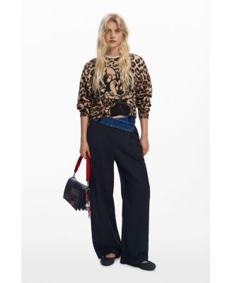 Women's Minnie animal print sweater