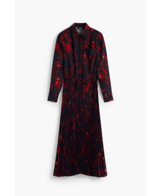 Women's Pleated shirt dress