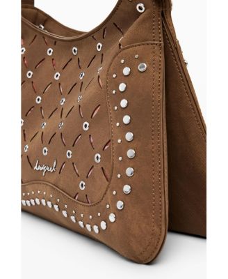 Women's Medium cut-out faux leather bag