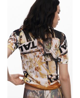 Women's Collage knit T-shirt