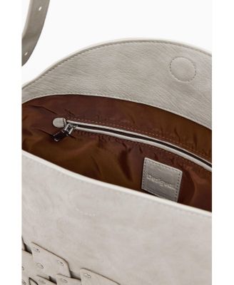 Women's Medium studded patch handbag