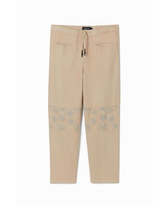 Men's Trousers with floral details