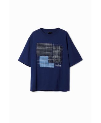 Men's T-shirt with central patch