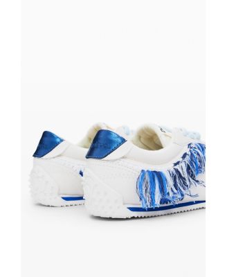 Women's Frayed fabric sneakers