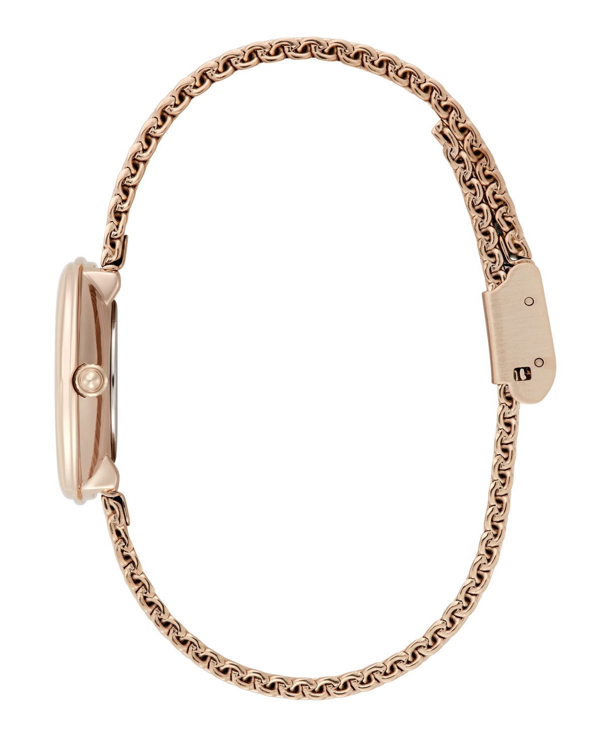 Olivia Burton Women's Charing Rose Gold Tone Stainless Steel Bracelet Watch, 28.5mm