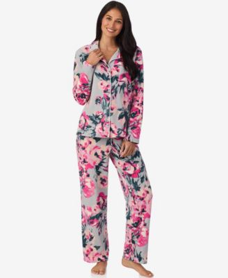 Women’s Exclusive Jennifer Lake Collaboration 2-Piece Long Sleeve and Pant Notch PJ