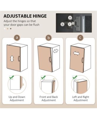 Modern Kitchen Storage Cabinet with Doors and Shelves for Pantry and Dining Room Use